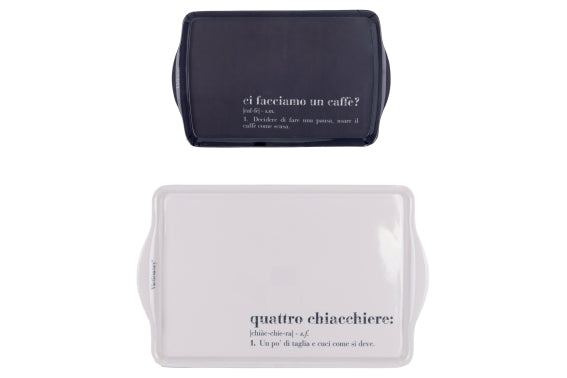 VICTIONARY SET OF 2 MELAMINE TRAYS - 2188675