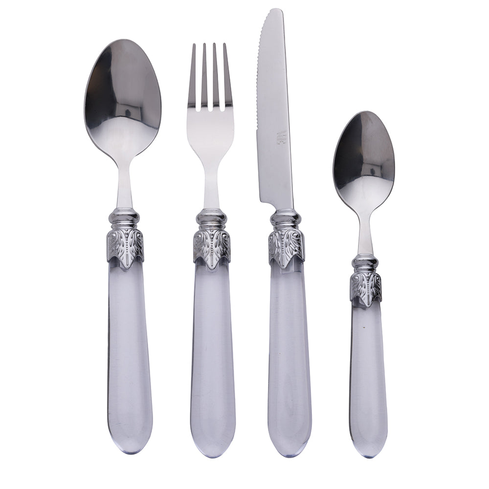 IMPERIAL CUTLERY SET 24PCS TRANSPARENT - 5907103