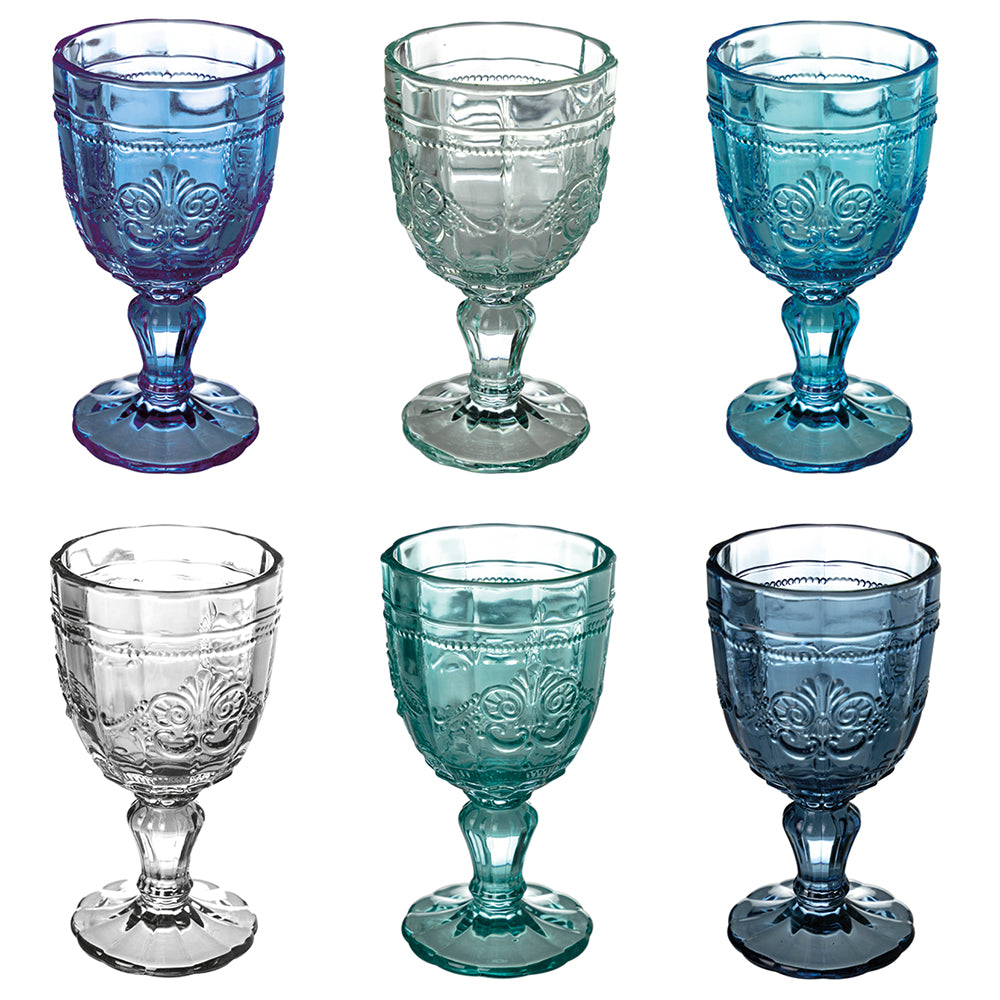 SYRAH SET 6 WINE GLASSES OCEAN 265ML# - 5907720