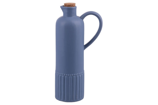 4 TONE INDIGO OIL CRUET / CORK STOPPER 635ML - 5910776