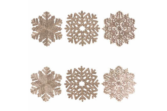 SNOWFLAKE COASTER SET 6  - 5917245