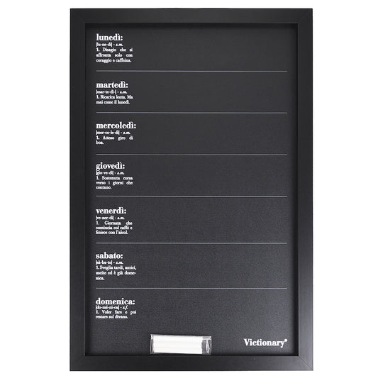 VICTIONARY BLACKBOARD WITH CHALKS 40X60 CM - 5917371