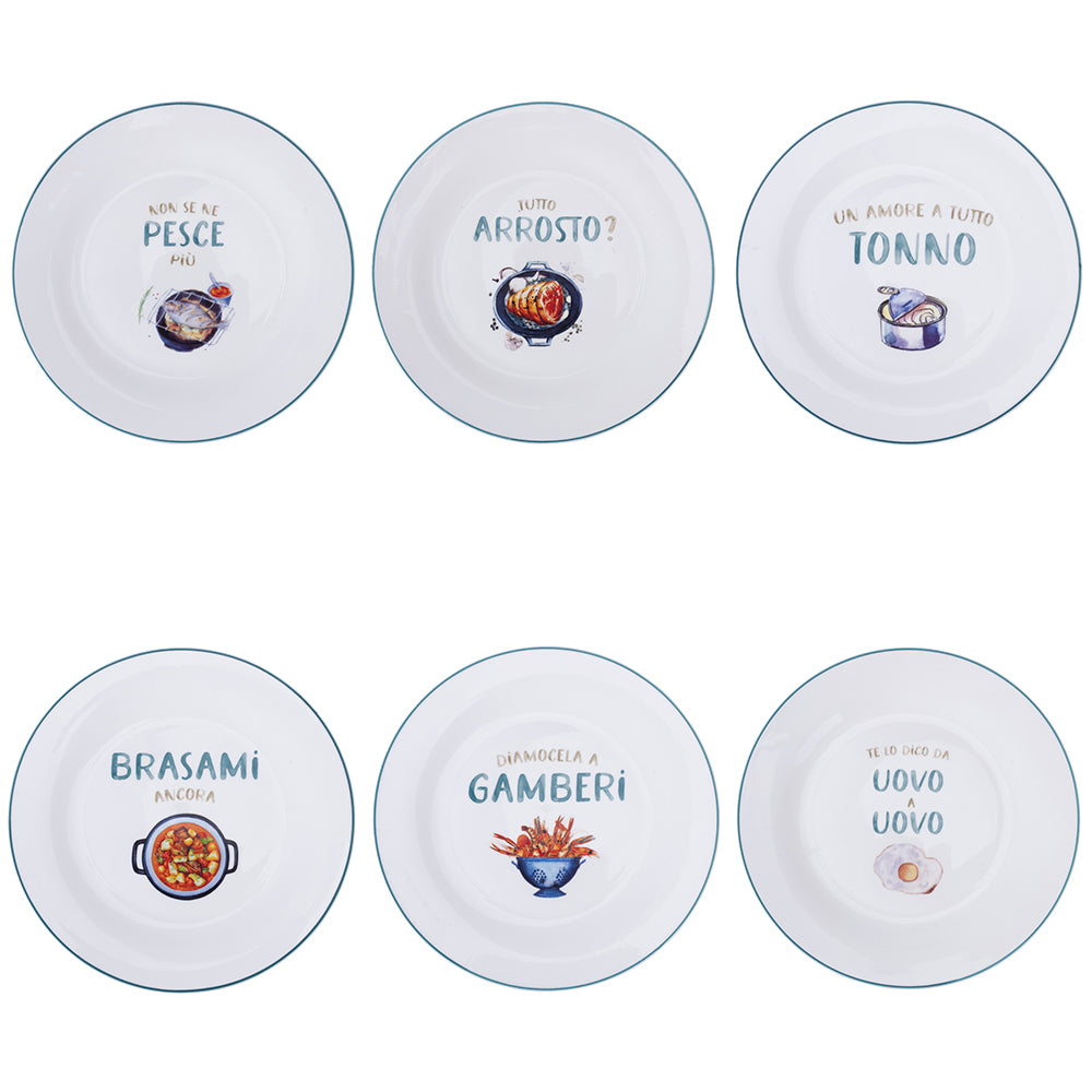 TRAVISATE DINNER PLATE 6 ASS - 5917383