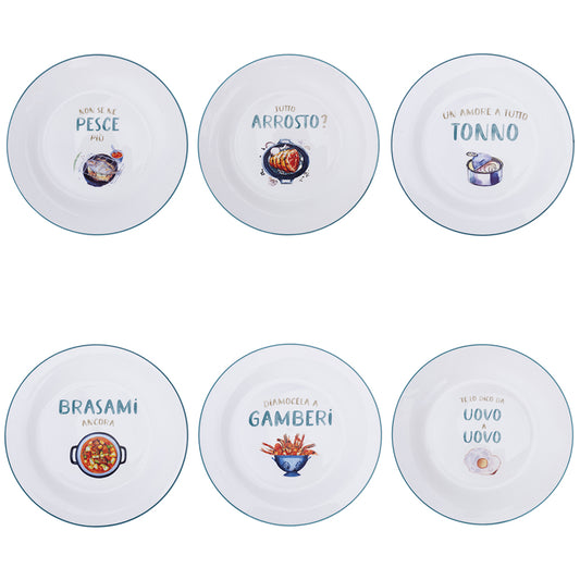TRAVISATE DINNER PLATE 6 ASS - 5917383