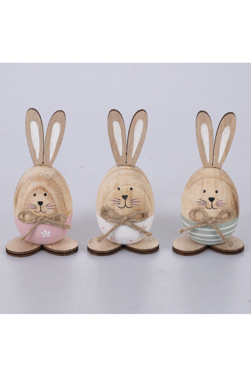 EASTER WOODEN BUNNY 3 ASS - 5918521