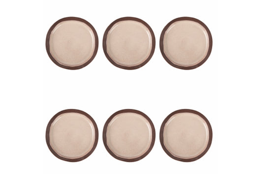 BRETAGNE TERRA SET 6 PCS FLAT PLATE - 5918725