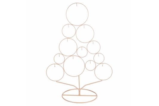 CHAMPAGNE METAL TREE WITH HOOKS H.50 CM - 5919661