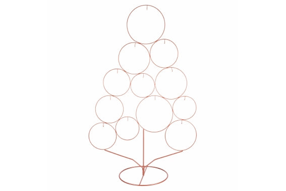 COPPER METAL TREE WITH HOOKS H.82 CM - 5919665