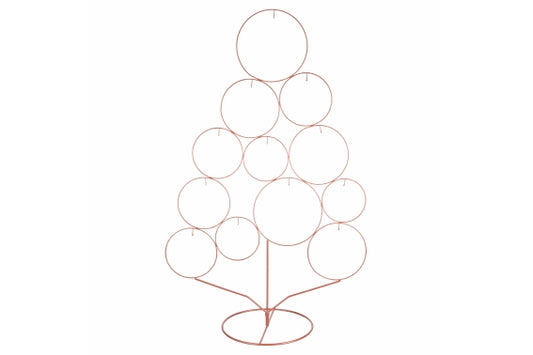 COPPER METAL TREE WITH HOOKS H.82 CM - 5919665