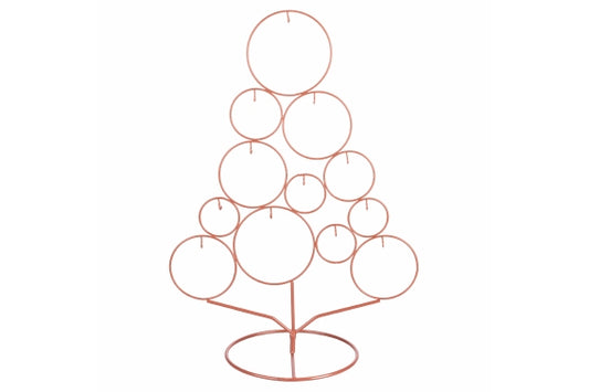 COPPER METAL TREE WITH HOOKS SMALL - 5919667