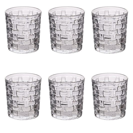 COTTAGE SET OF 6 WATER GLASSES 275 ML - 5919740