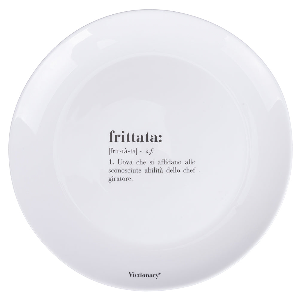 VICTIONARY ROUND DINNER PLATE D27CM OMELETTE - 5920658