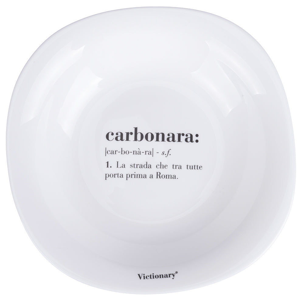 VICTIONARY SQUARED SOUP PLATE D23CM CARBONARA - 5920679