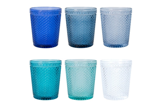 Honey Ocean Set 6 water glasses of glass 300 ml ocean 5920870