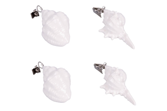 TABLECLOTH WEIGHTS SET 4 PCS ASSORTED WHITE - 5921057