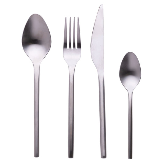 GALLERY CUTLERY SET 24PCS SILVER MATT - 5921068