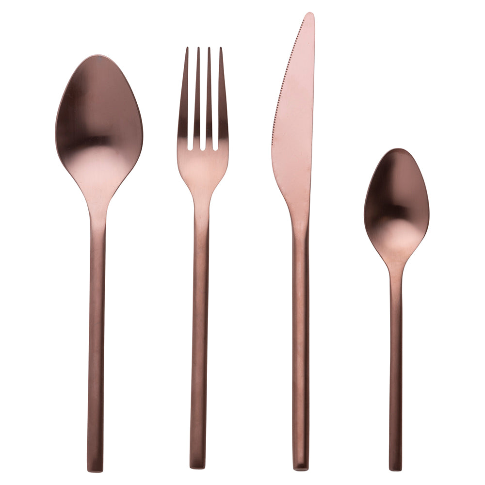 GALLERY 24 PCS CUTLERY SET MATT COPPER CUTLERY - 5921070