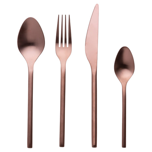 GALLERY 24 PCS CUTLERY SET MATT COPPER CUTLERY - 5921070