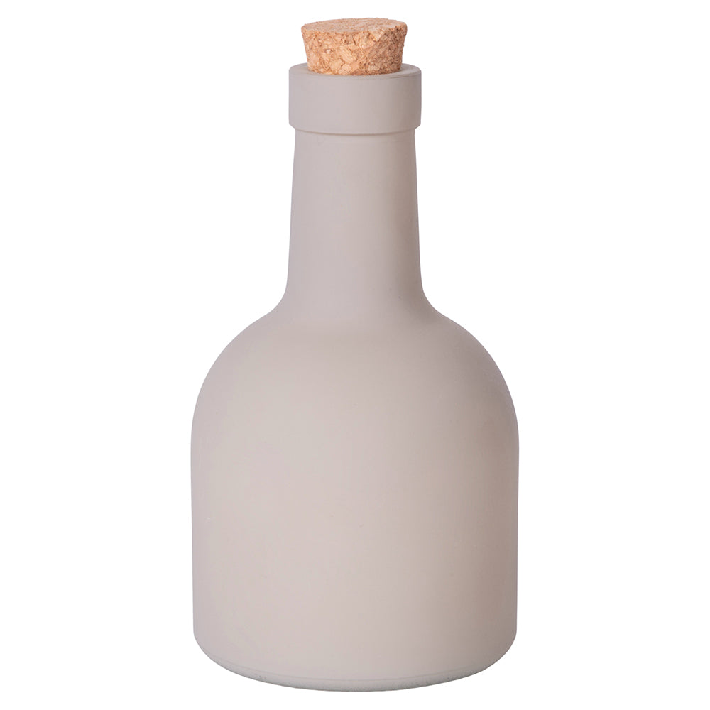 MOON CRYSTAL OIL JAR MATT 400ML  CORK STOPPER - 5921143