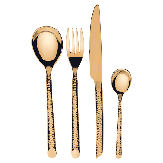 MALINDI CUTLERY SET 24PCS SHINY GOLD - 5921479