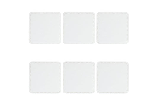HORECA SET 6 COASTER WHITE 10X10CM - 5921714