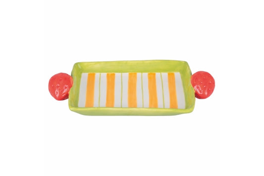 FRUIT LIFE TRAY 15.5X11CM STRAWBERRY HANDLES - 5921856