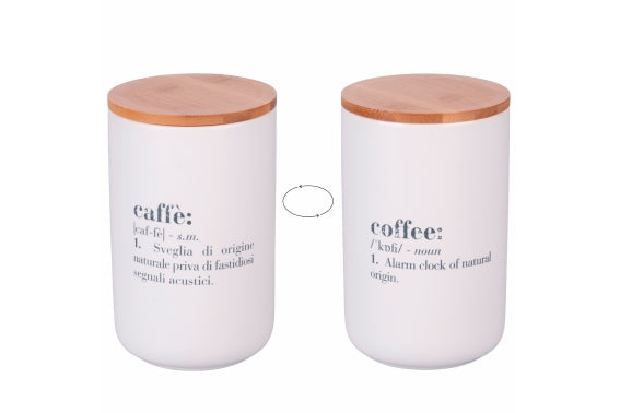 VICTIONARY CAFFE COFFEE DOUBLE FACES W BAMBOO LID  - 5921884