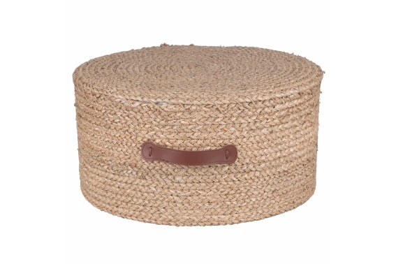 NATURAL FIBRE POUF DIAM 40CM - 5921919