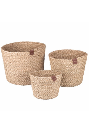NATURAL SET 3 FIBRE BASKETS - 5921934