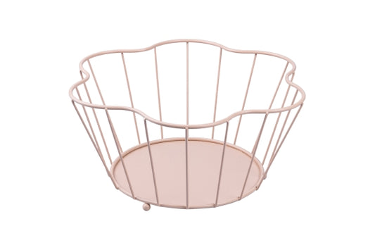 FLOWER BASKET 30x27x14 METAL MOCHA MOUSSE - 5922121