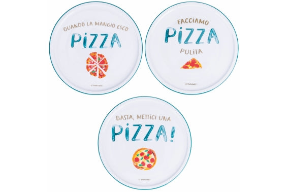 LE TRAVISATE PIZZA PLATE D33CM 3 ASS. - 5922147