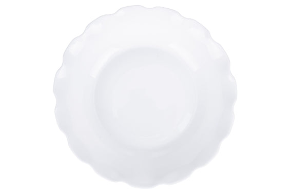 SALAD BOWL D.27,5XH.7 CM OPALINE GLASS/SCALOPPED - 5922512