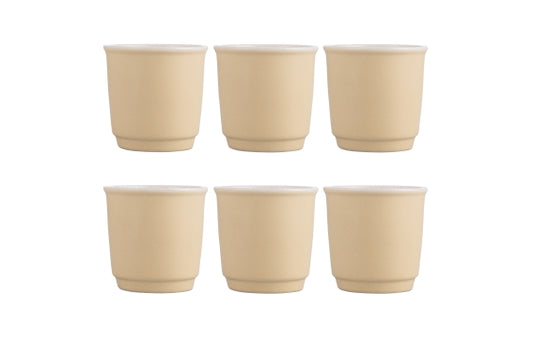 FORMA SET 6 COFFEE CUPS 100ML OH SANDY! - 5923484