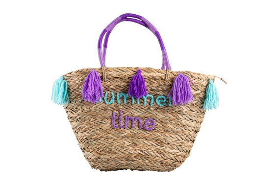 SUMMER TIME BAG WITH TASSELS 51x17x31,5 - 5923616