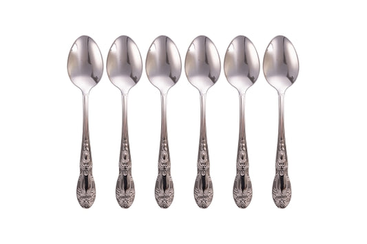 WONDERLAND SET 6 TEASPOONS 18/10 POLISHED SILVER - 5923702