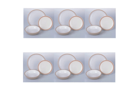 BISTROT DINNER SET 18PCS WHITE- 5923726