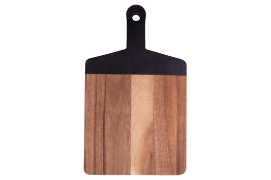 WOODY BICOLOR CUTTING BOARD 33X20X1.5CM ACACIA/BLACK - 5924516