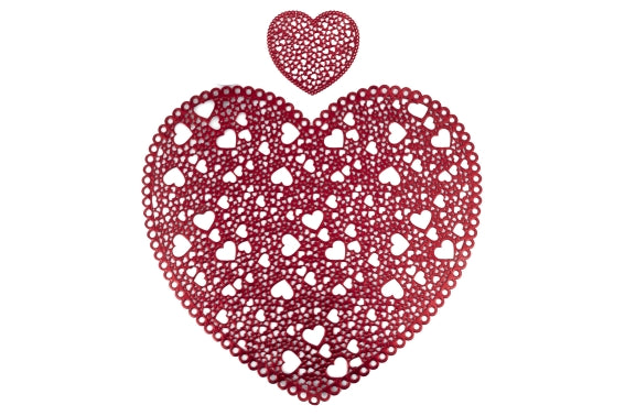 CUORE SET 2 COASTERS+2 PLACEMATS - 5924525
