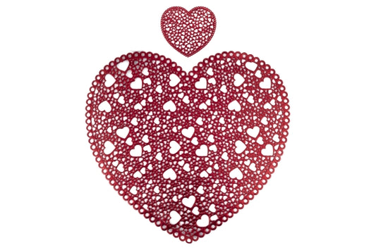 CUORE SET 2 COASTERS+2 PLACEMATS - 5924525