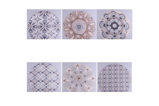 BOHEMIAN PLACEMAT CRESCENT 6 ASS - 5924610