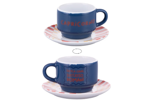 MORE AMOR CAPRICORN CUP W/SAUCER 100ML - 5924646