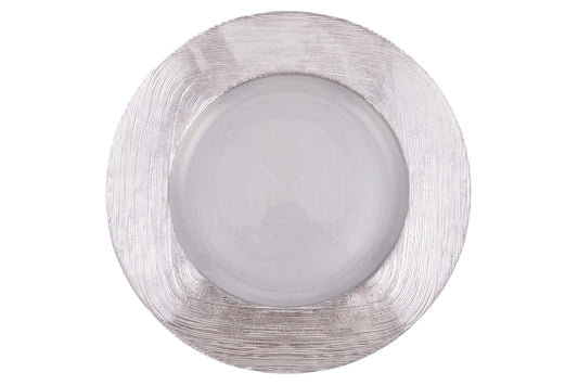 UNDERPLATE SILVER GLASS 33CM - 5924944