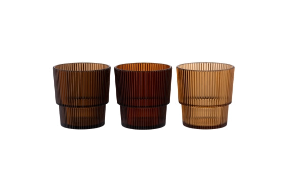 UNICO PS GLASS 300ML SH CHOCOLATE 3ASS - 5925001