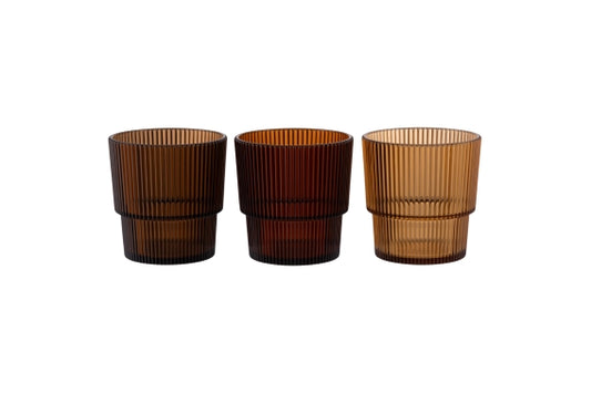 UNICO PS GLASS 300ML SH CHOCOLATE 3ASS - 5925001