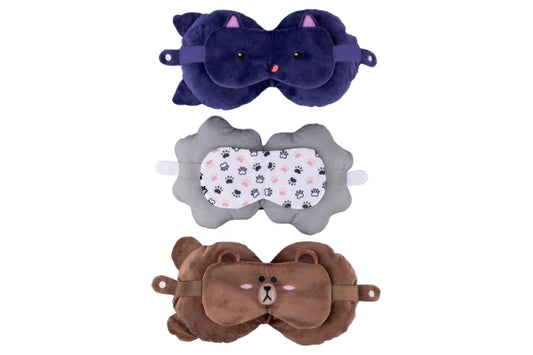 NECK PILLOW+MASK 2IN1 3ASS - 5925092