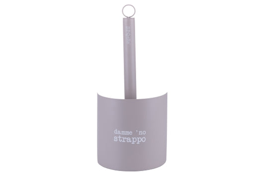 GRAY METAL ROLL HOLDER SPQERE - 5925093