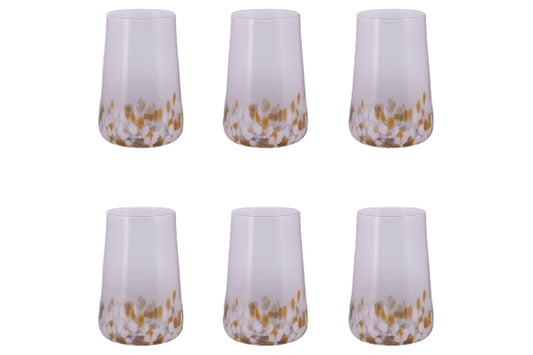 LILIA GOLD SET OF 6 WATER GLASSES 590ML - 5925106