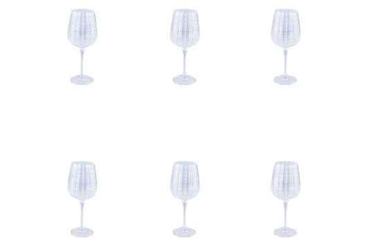 SHIRAZ SET OF 6 TRANSPARENT GOBLETS 500ML - 5925108