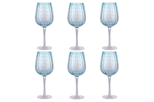 SHIRAZ SET 6 GOBLETS 500ML OCEAN - 5925109