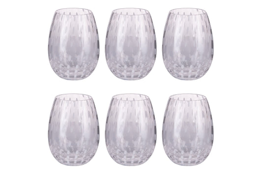 SHIRAZ SET 6 WATER GLASSES 525ML TRANSPARENT - 5925116